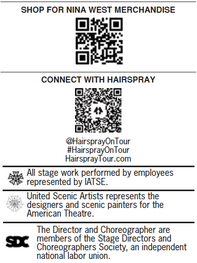 Connect with Hairspray, Union Info
